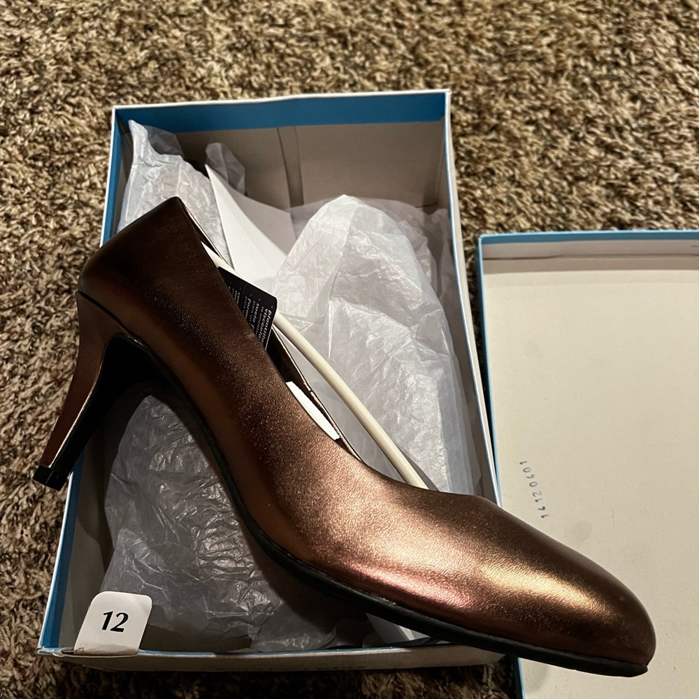 Bronze pumps